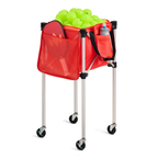 Ball Tote - Orange Replacement Bag for Tennis and Pickleball Pro Teaching Cart